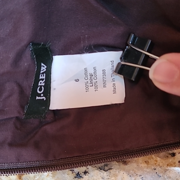 J. Crew Dark Chocolate Strapless Dress - Picture 3 of 12